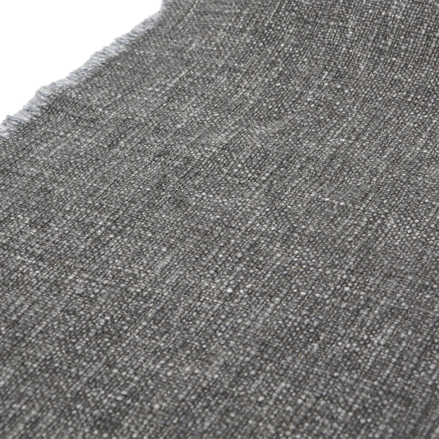 Creative Co-op Creative Co-op Linen Blend Table Runner with Frayed Edges, Grey - Little Miss Muffin Children & Home