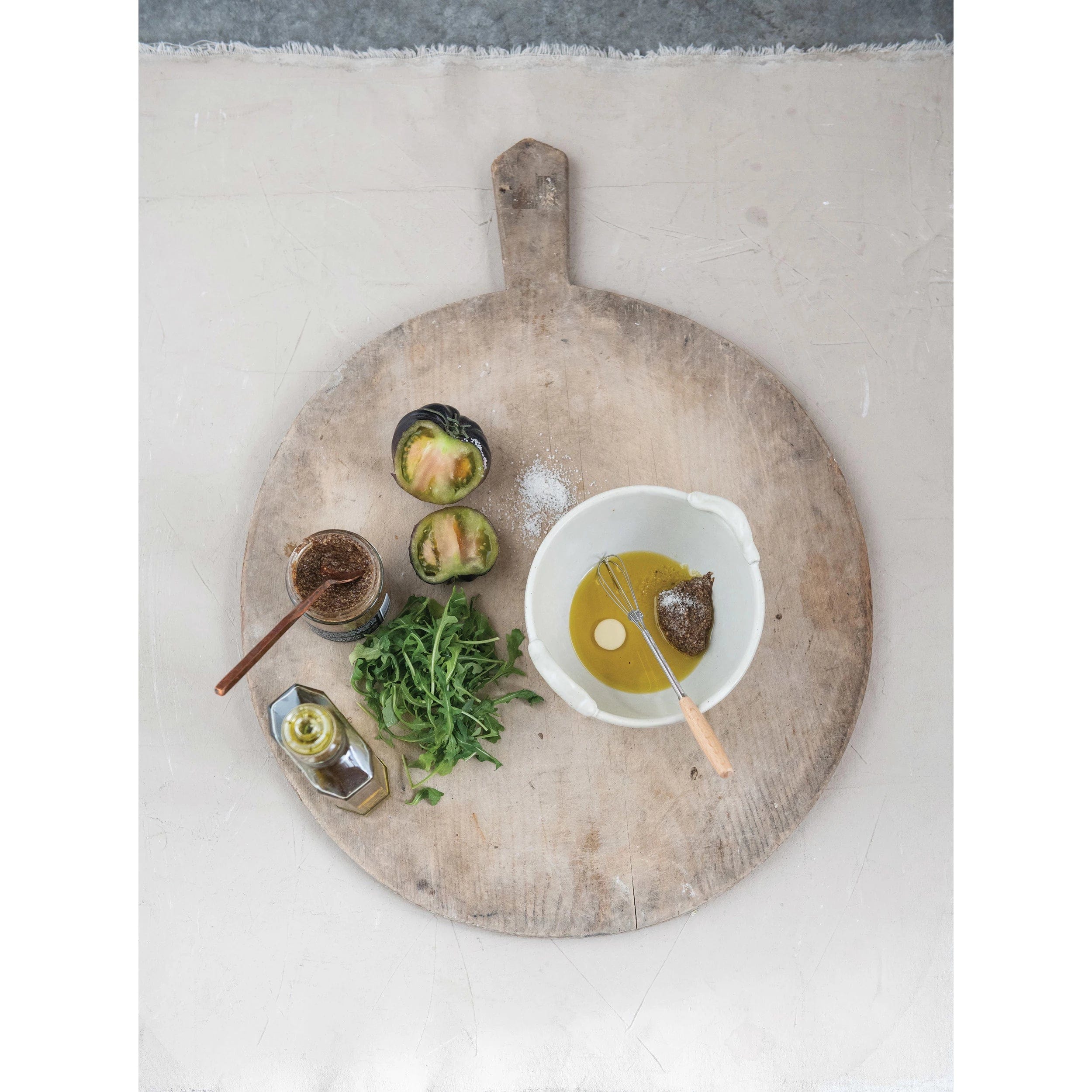 Creative Co-Op Creative Co-op Stoneware Bowl and Whisk Set - Little Miss Muffin Children & Home
