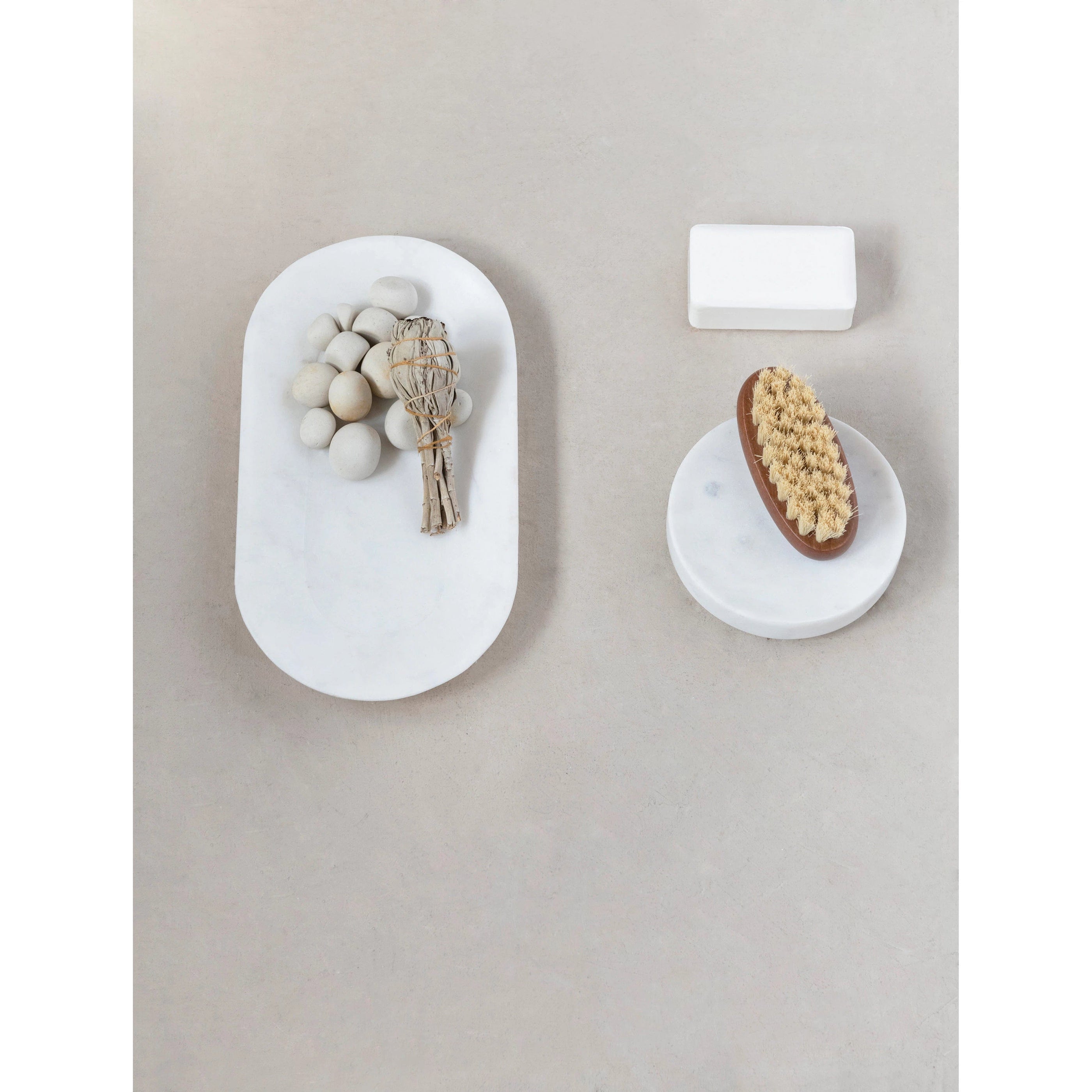 Creative Co-Op Creative Co-op Marble Soap Dish - Little Miss Muffin Children & Home
