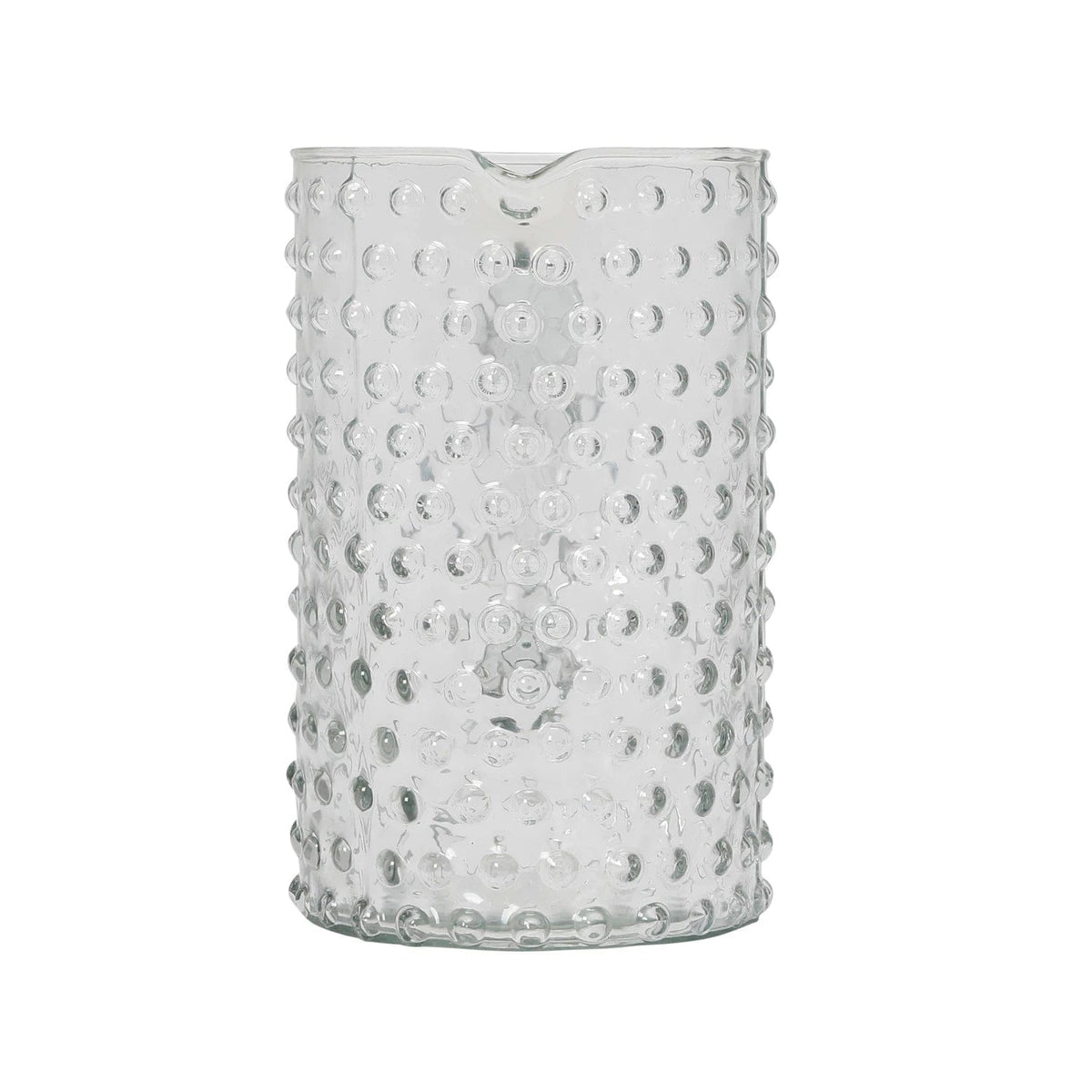 Creative Co-op Creative Co-op Hand-Blown Glass Hobnail Pitcher - Little Miss Muffin Children & Home