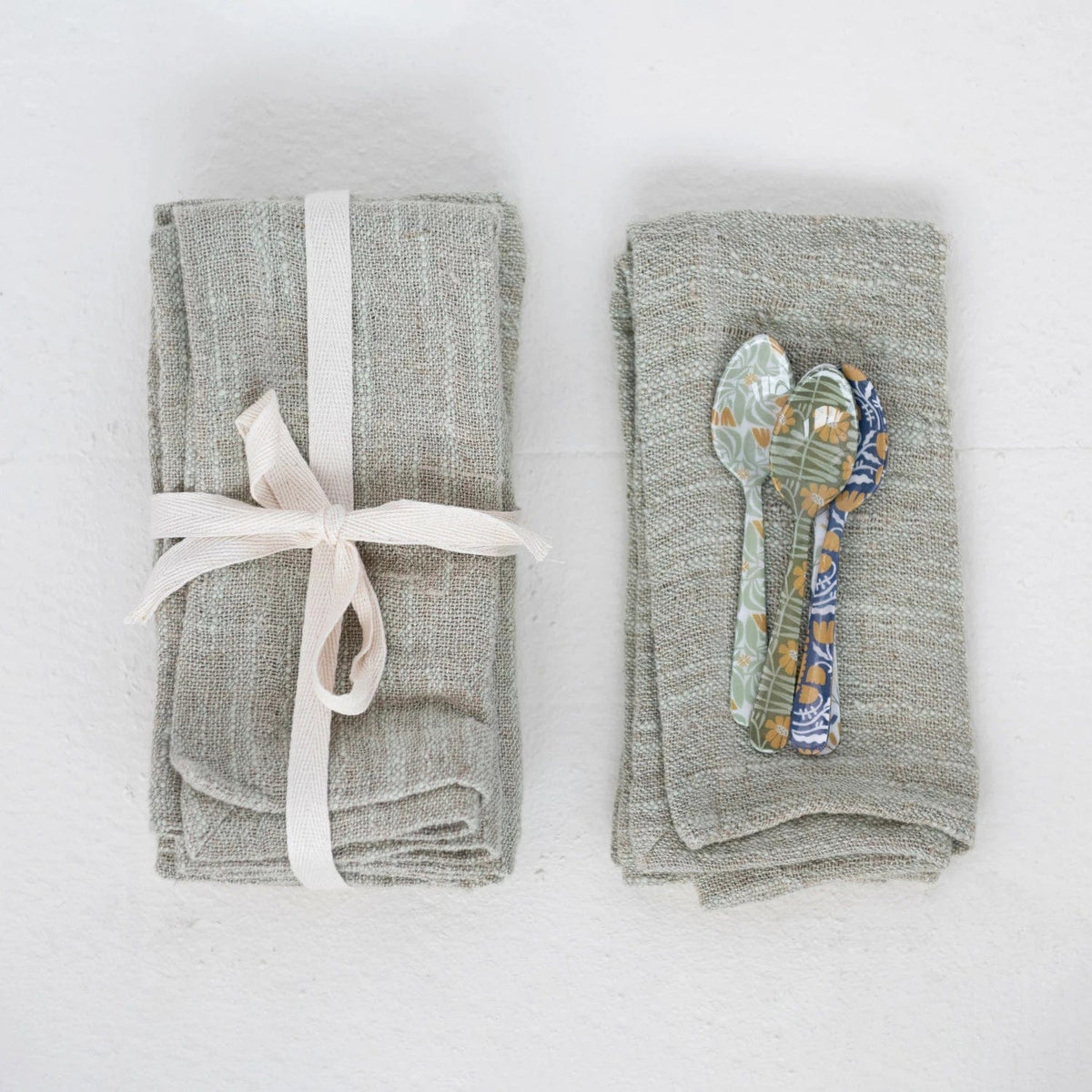 Creative Co-Op Creative Co-op Woven Cotton & Linen Slub Napkins Set of 4 - Little Miss Muffin Children & Home