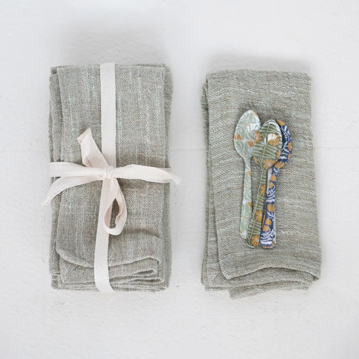 Creative Co-Op Creative Co-op Woven Cotton & Linen Slub Napkins Set of 4 - Little Miss Muffin Children & Home