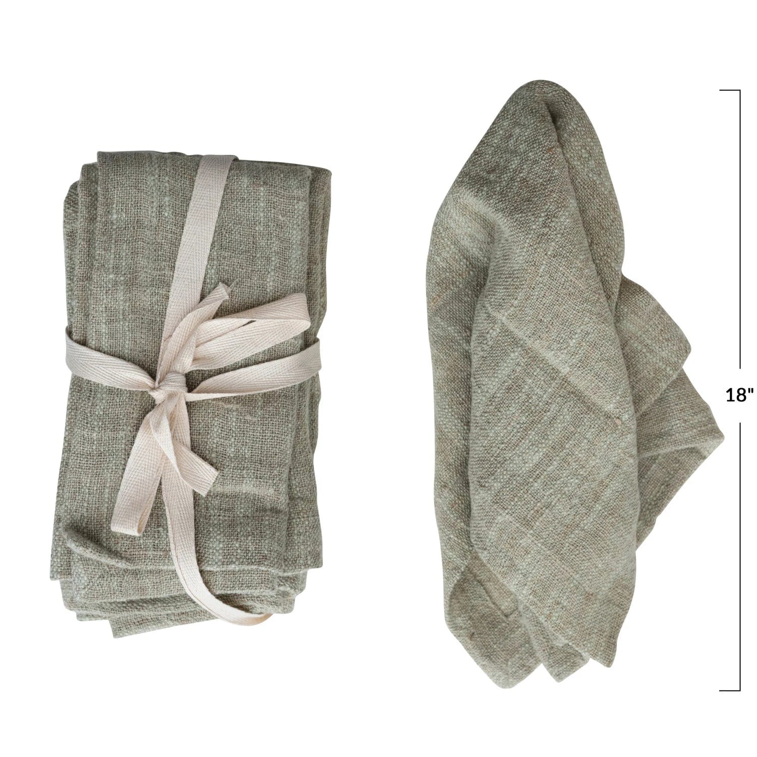 Creative Co-Op Creative Co-op Woven Cotton & Linen Slub Napkins Set of 4 - Little Miss Muffin Children & Home