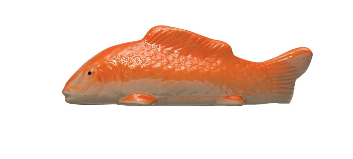 Creative Co-op Stoneware 8" Floating Fish, 2 Styles Available - Little Miss Muffin Children & Home