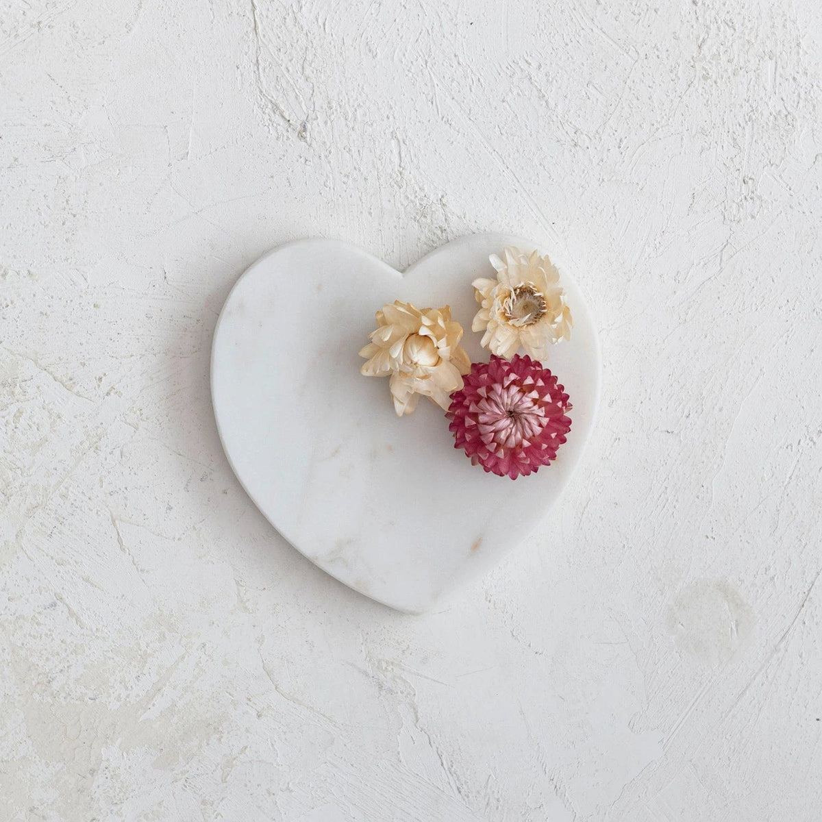 Creative Co-Op Creative Co-op Marble Heart Shaped Dish - Little Miss Muffin Children & Home