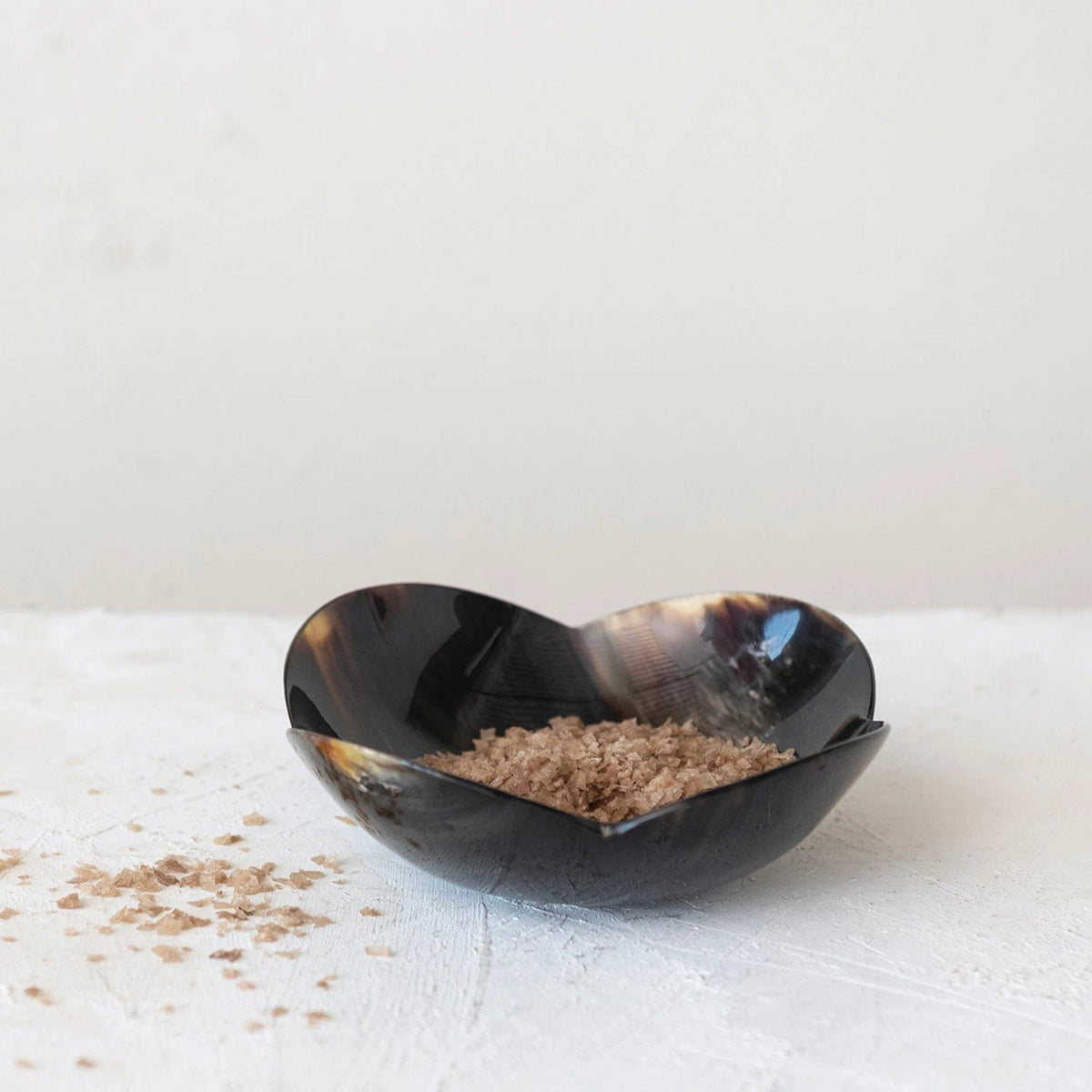 Creative Co-Op Creative Co-op Horn Flower Shaped Bowl - Little Miss Muffin Children & Home