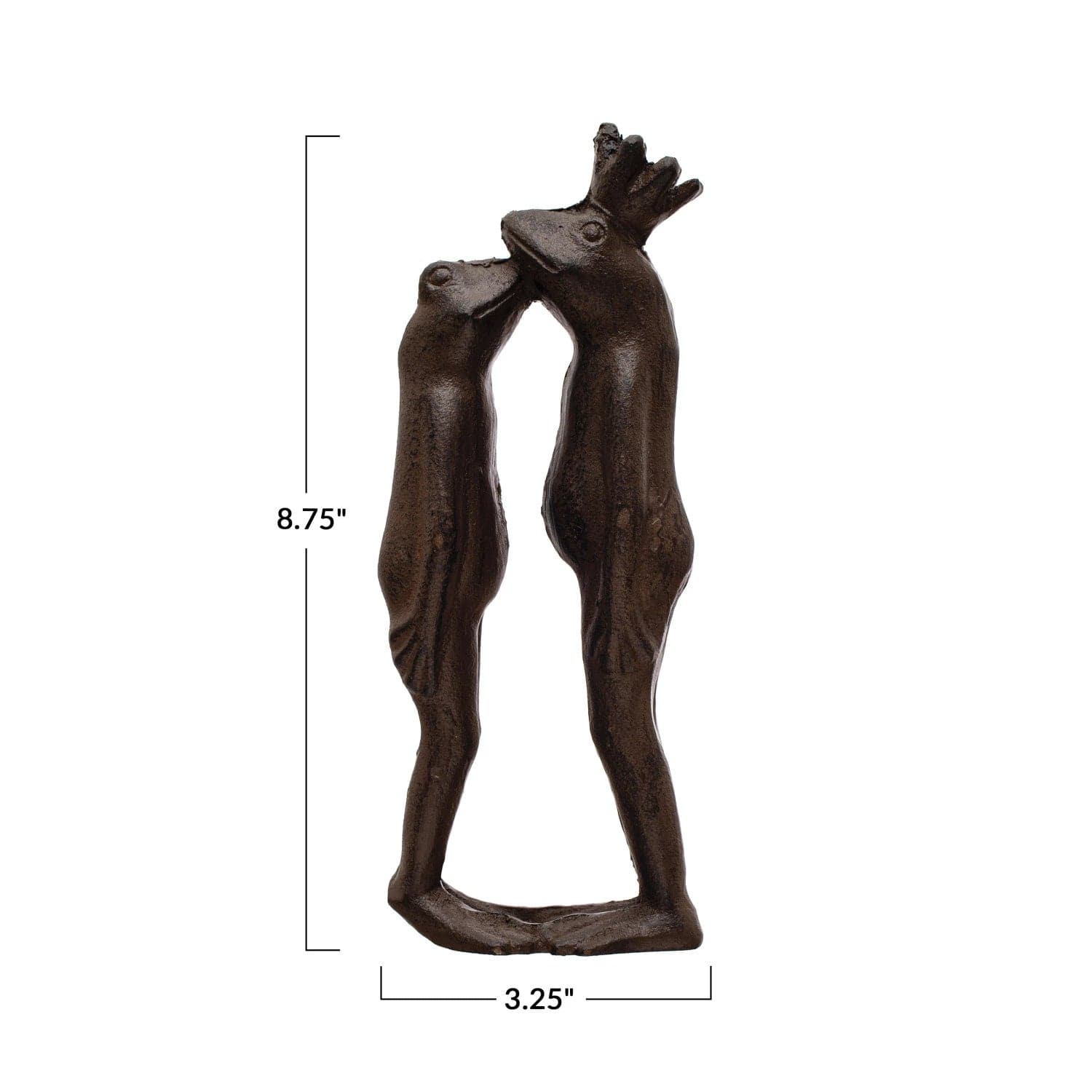 Creative Co-Op Creative Co-op Cast Iron Kissing Frog Prince - Little Miss Muffin Children & Home
