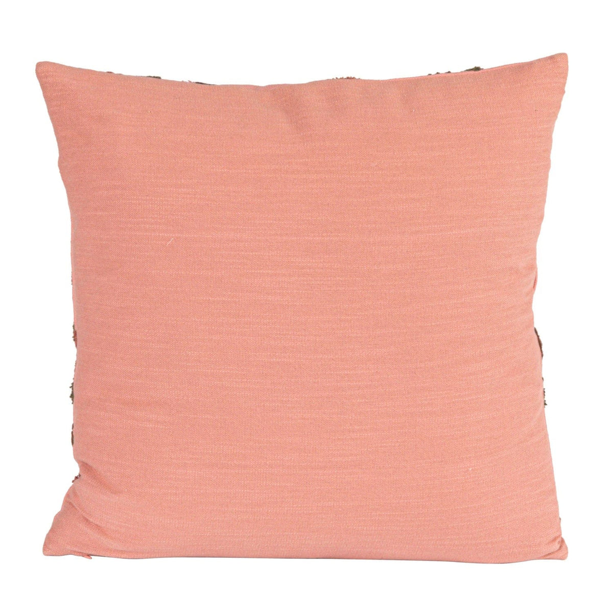 Creative Co-op Creative Co-op 20" Square Cotton Slub Pillow with Embroidered Tiger & Flowers - Little Miss Muffin Children & Home