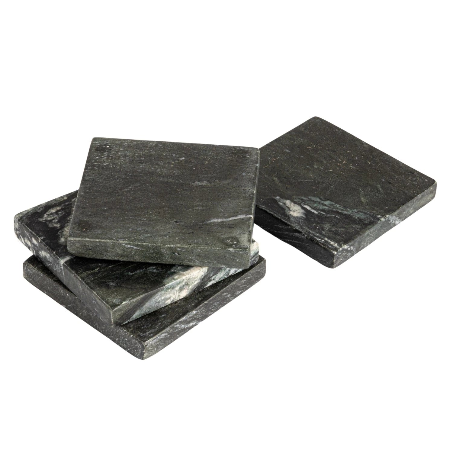 Creative Co-op Creative Co-op Marble Coasters, 4PC Set - Little Miss Muffin Children & Home