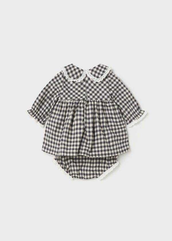Mayoral Usa Inc Mayoral Gingham Dress with Bloomers for Baby Girl - Little Miss Muffin Children & Home