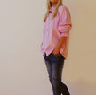 Who's Charlie Olive Cotton Striped Ruffle Collared Shirt - Little Miss Muffin Children & Home