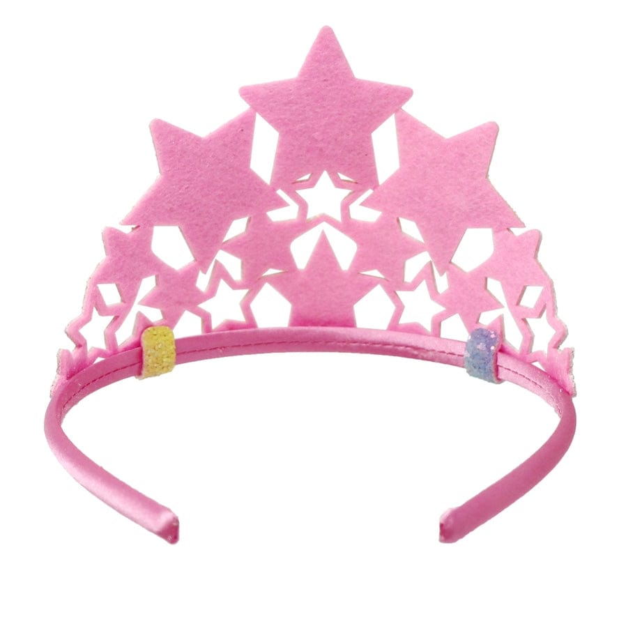 Pink Poppy Pink Poppy Unicorn Dreamer Rainbow Star Soft Glitter Crown - Little Miss Muffin Children & Home
