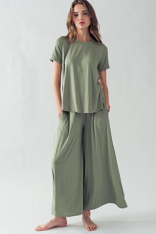 Fashion Week Fashion Week Modal Wide Leg Pants - Little Miss Muffin Children & Home