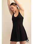 Rae Mode Tennis Romper Dress in Black - Little Miss Muffin Children & Home