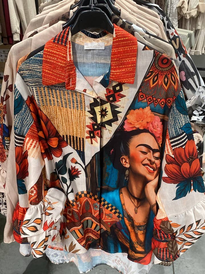 Frida Tribal Print Shirt