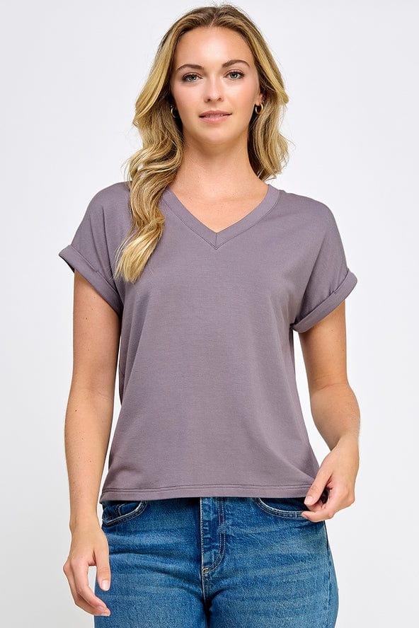 Ellison Ellison V-Neck Tee - Little Miss Muffin Children & Home