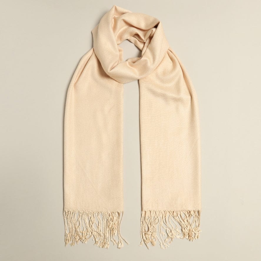 Fashion City Plain Pashmina Shawl Scarf Wrap with Fringes - Little Miss Muffin Children & Home