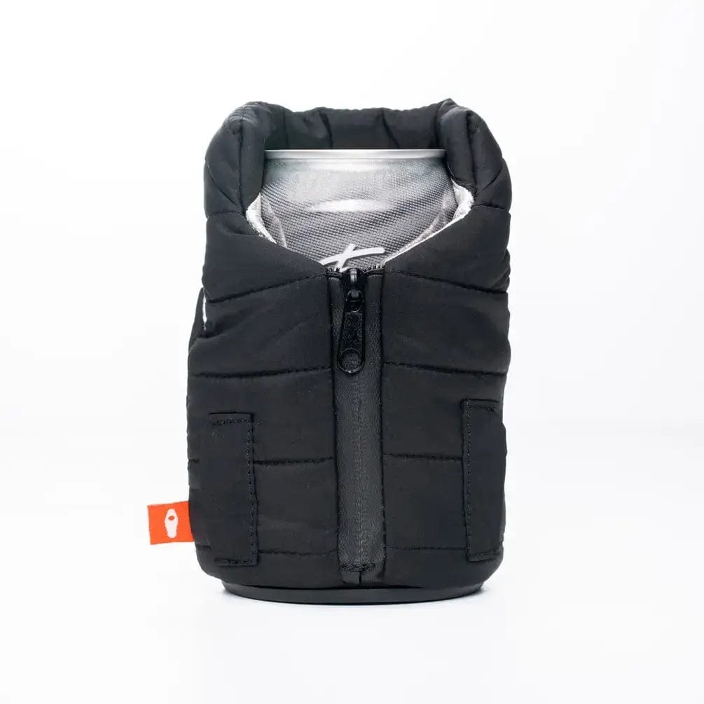 Puffin Drinkwear The Puffy Vest Insulated 12oz Beverage Sleeve, Black - Little Miss Muffin Children & Home
