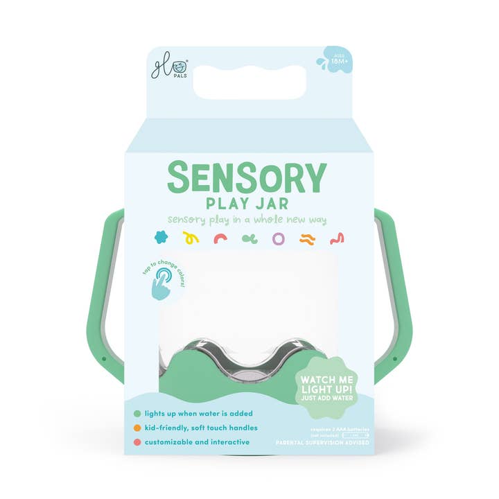 Glo Pals Teal Sensory Play Jar - Little Miss Muffin Children & Home