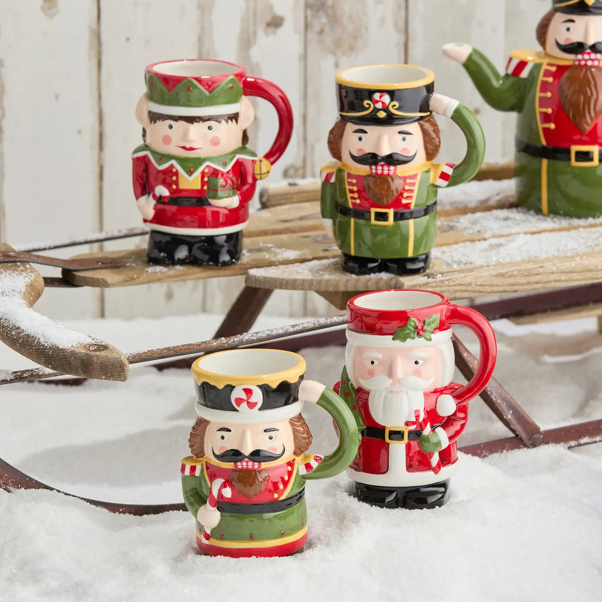 Certified International Nutcracker Parade 3D 18oz Mug, 4 Available Styles - Little Miss Muffin Children & Home