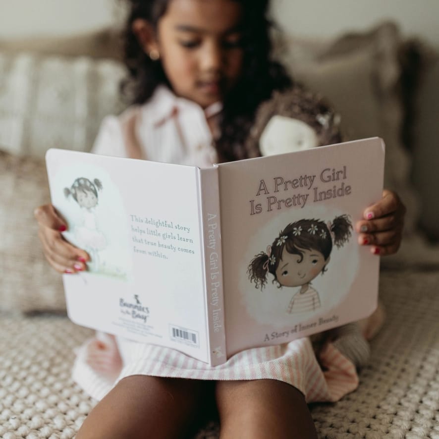 Brown Hair A Pretty Girl Board Book by Bunnies by the Bay