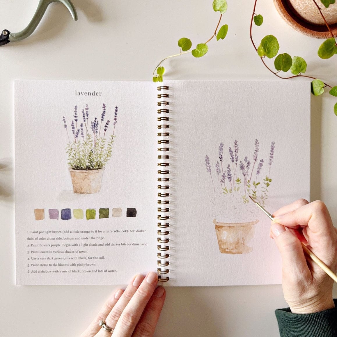 Emily Lex Studio Emily Lex Studio Garden Watercolor Workbook - Little Miss Muffin Children & Home