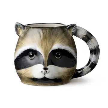 Certified International Winter Cabin 3D Woodland Animal Face 16oz Mug, 4 Available Styles - Little Miss Muffin Children & Home