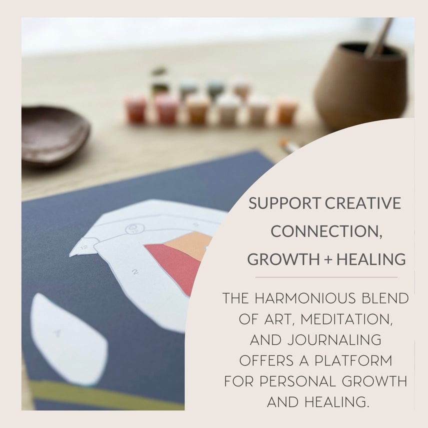 Breathe People Breathe People Lillies in Bloom Meditative Art Paint by Numbers Kit + Easel - Little Miss Muffin Children & Home