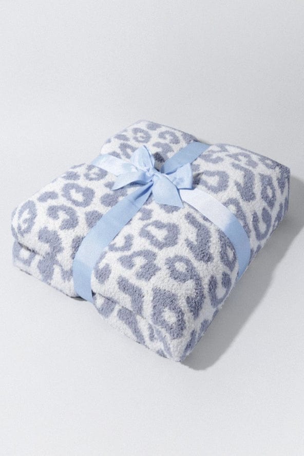 Fashion City Kids Leopard Print Luxury Soft Throw Blanket - Little Miss Muffin Children & Home