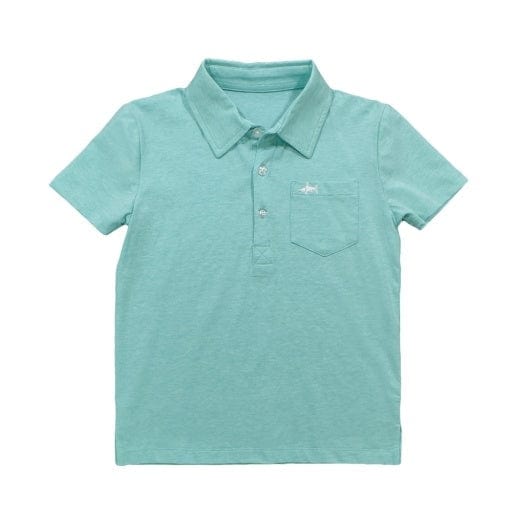 Saltwater Boys Company Marco Boys Polo Aqua - Little Miss Muffin Children & Home