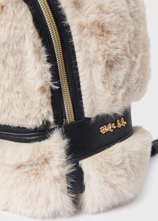 Abel & Lula Abel & Lula Faux Fur Backpack - Little Miss Muffin Children & Home