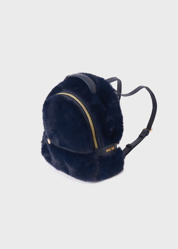 Abel & Lula Abel & Lula Faux Fur Backpack - Little Miss Muffin Children & Home