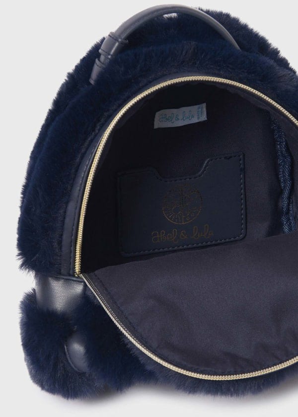 Abel & Lula Abel & Lula Faux Fur Backpack - Little Miss Muffin Children & Home