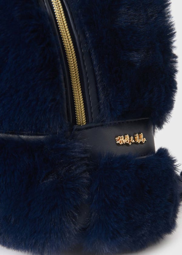 Abel & Lula Abel & Lula Faux Fur Backpack - Little Miss Muffin Children & Home