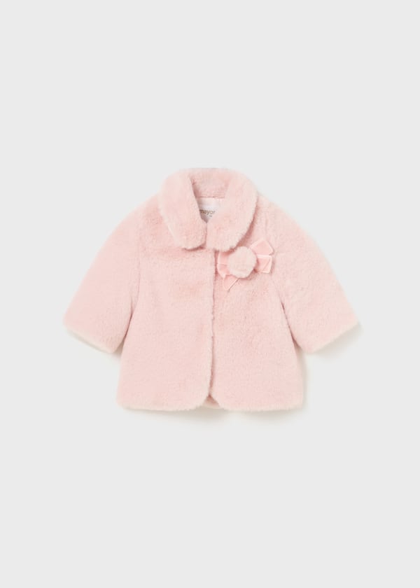 Mayoral Usa Inc Mayoral Faux Fur Coat for Baby Girl - Little Miss Muffin Children & Home