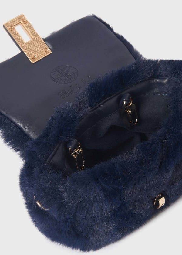 Abel & Lula Abel & Lula Faux Fur Handbag - Little Miss Muffin Children & Home