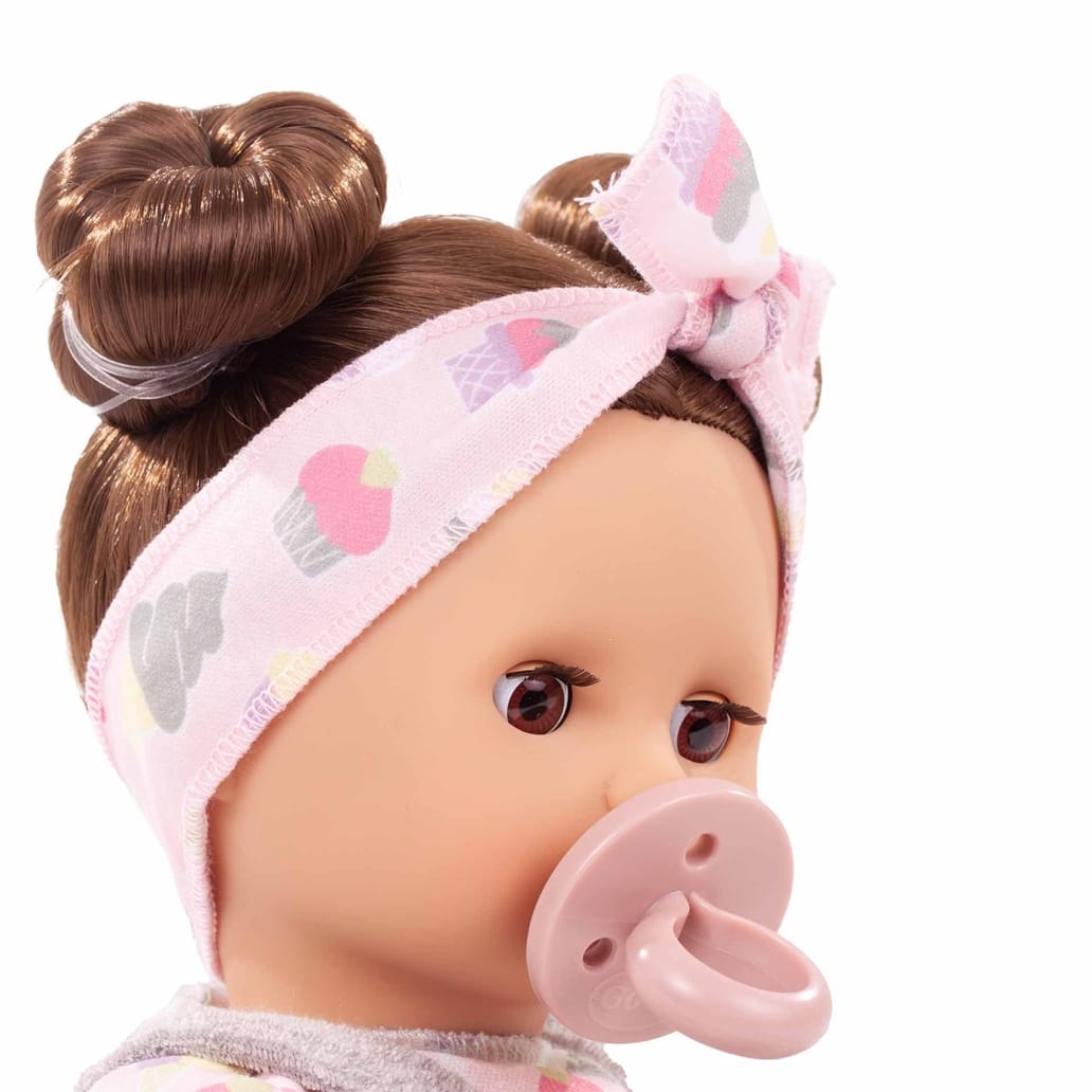 Gotz Gotz Muffin Popsicle 13" Soft Baby Doll with Brown Hair & Sleeping Eyes - Little Miss Muffin Children & Home