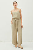 Be Cool Be Cool Tie Belt Wide Leg Cami Jumpsuit - Little Miss Muffin Children & Home