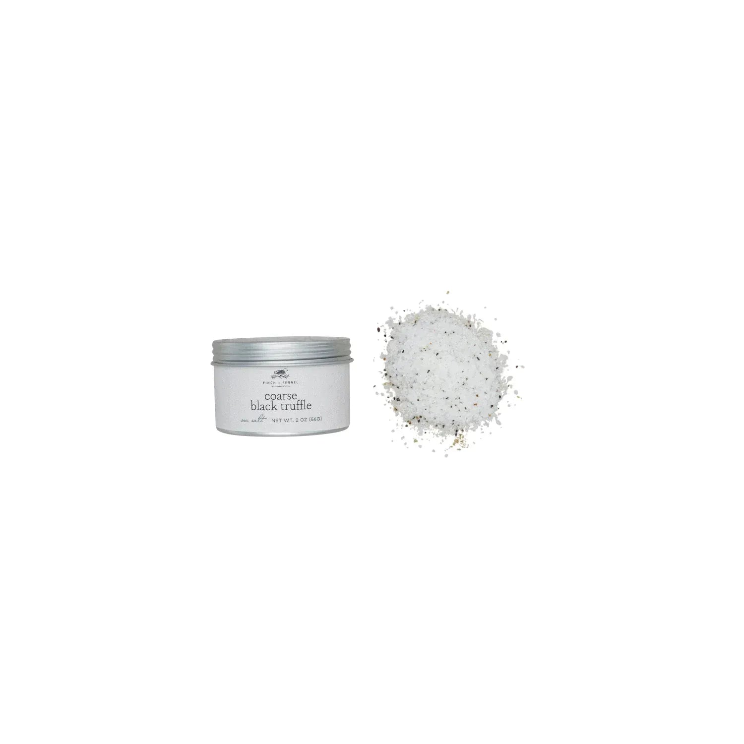 Creative Co-op Coarse Black Truffle Sea Salt by Finch + Fennel - Little Miss Muffin Children & Home