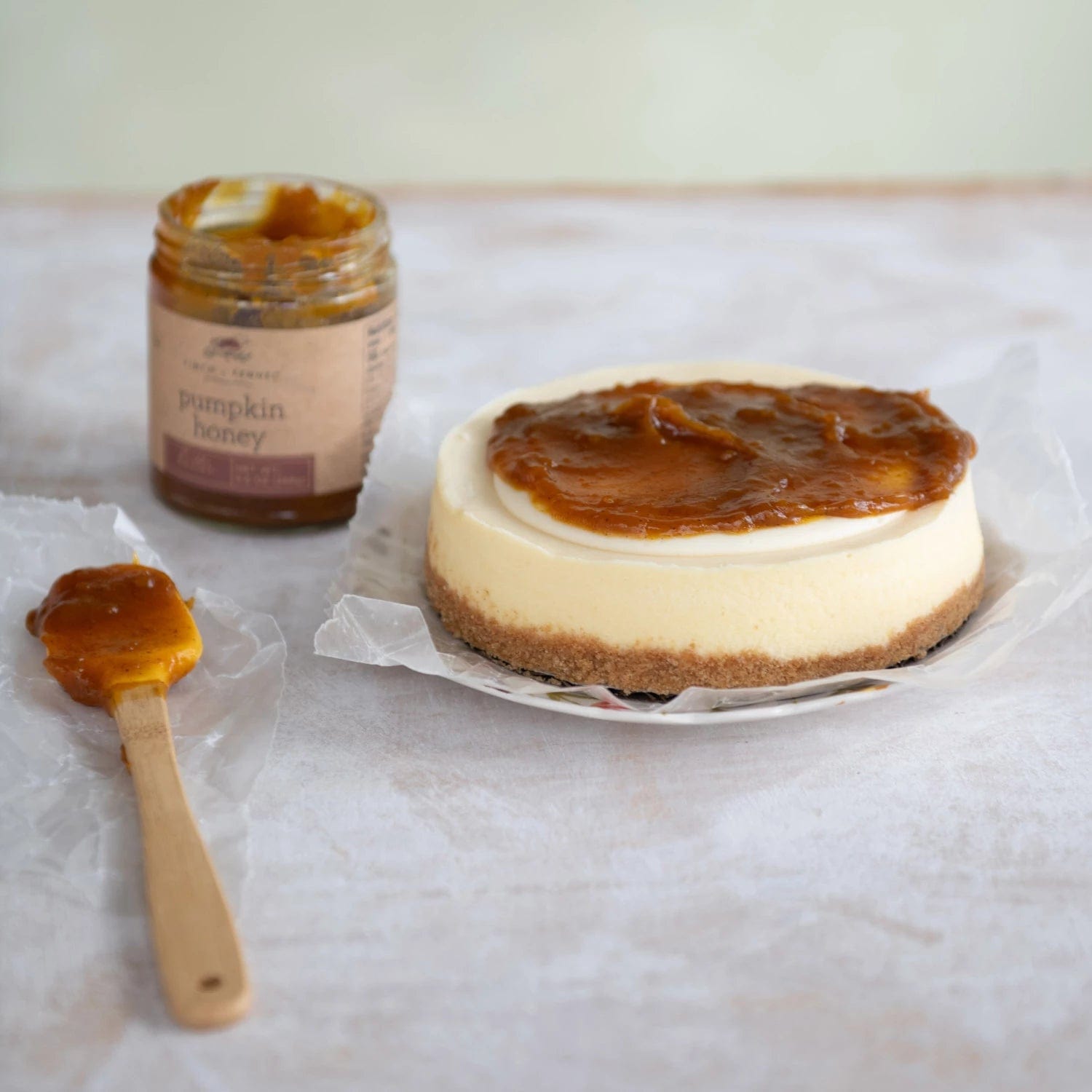 Creative Co-op Creative Co-op Pumpkin Honey Butter, 9.5 oz by Finch + Fennel - Little Miss Muffin Children & Home