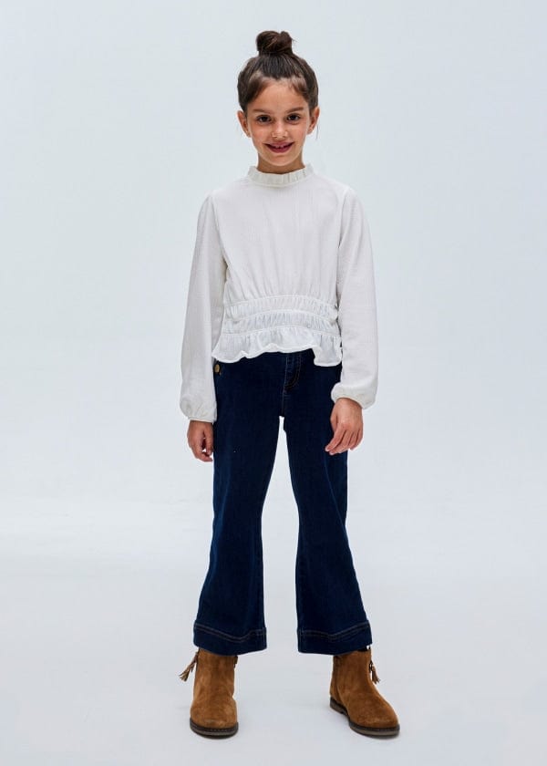 Mayoral Usa Inc Mayoral Gathered Blouse - Little Miss Muffin Children & Home