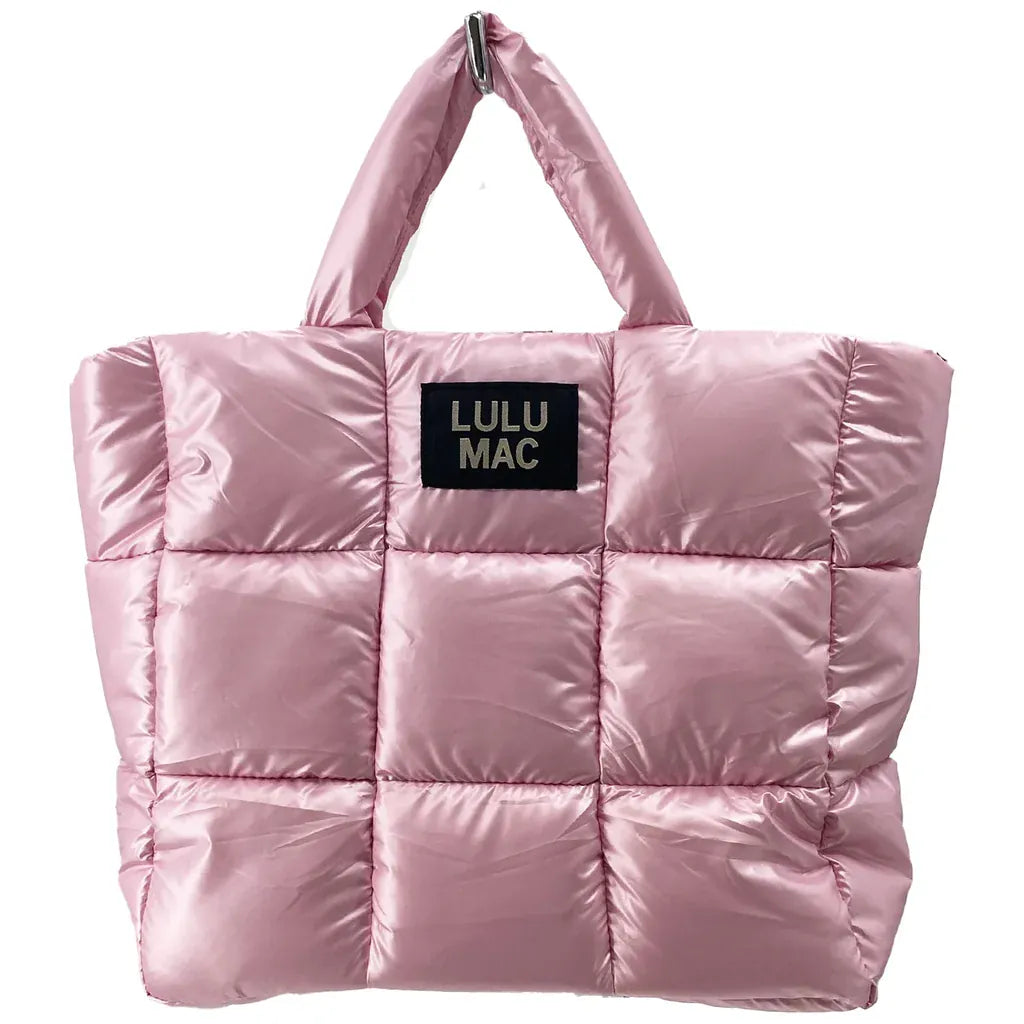 Girlie Girl Originals Rose Gold Large Metallic Puffer Handbag - Girlie Girl Originals - Little Miss Muffin Children & Home