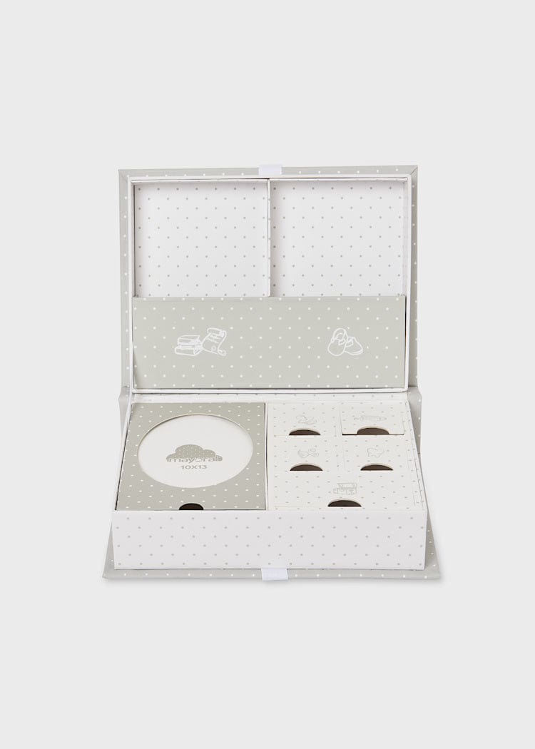 Mayoral Usa Inc Mayoral Keepsake Box in Shell Gray - Little Miss Muffin Children & Home