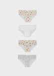 Mayoral Usa Inc Girl's 4-Pack Panties, 3 Colors Available - Little Miss Muffin Children & Home