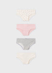 pink pack of girls underwear