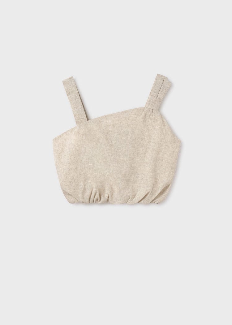 Mayoral Usa Inc Mayoral Asymmetrical Bow Shoulder Top - Little Miss Muffin Children & Home