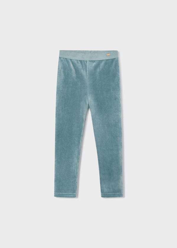 sage velvet leggings