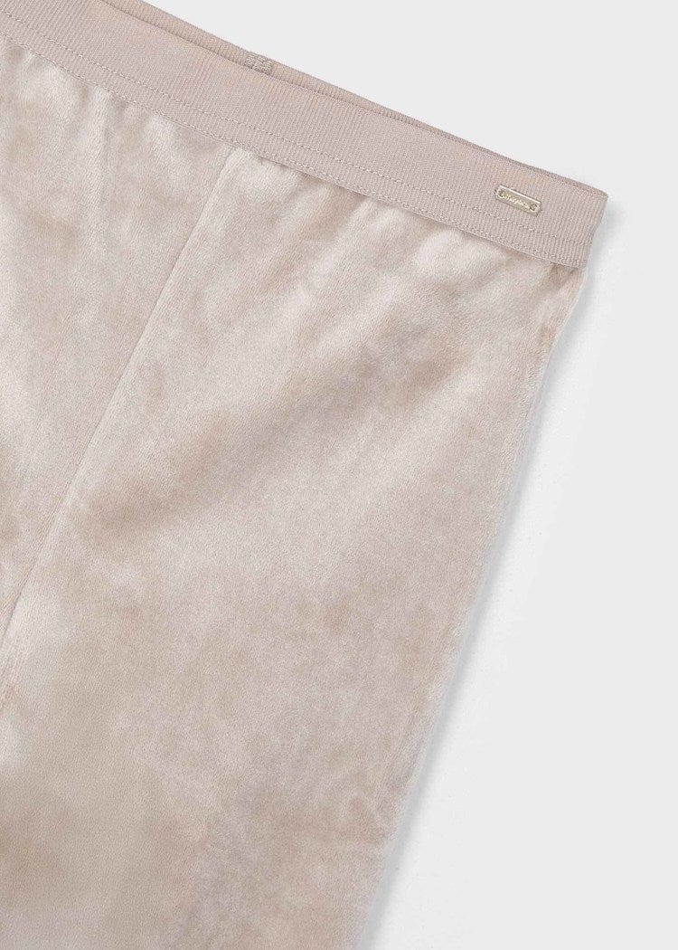 Mayoral Usa Inc Mayoral Velvet Leggings in Sepia - Little Miss Muffin Children & Home
