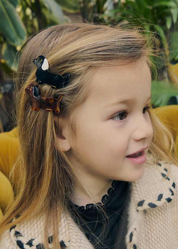 Abel & Lula Dachshund Dogs Hair Clips Set - Little Miss Muffin Children & Home