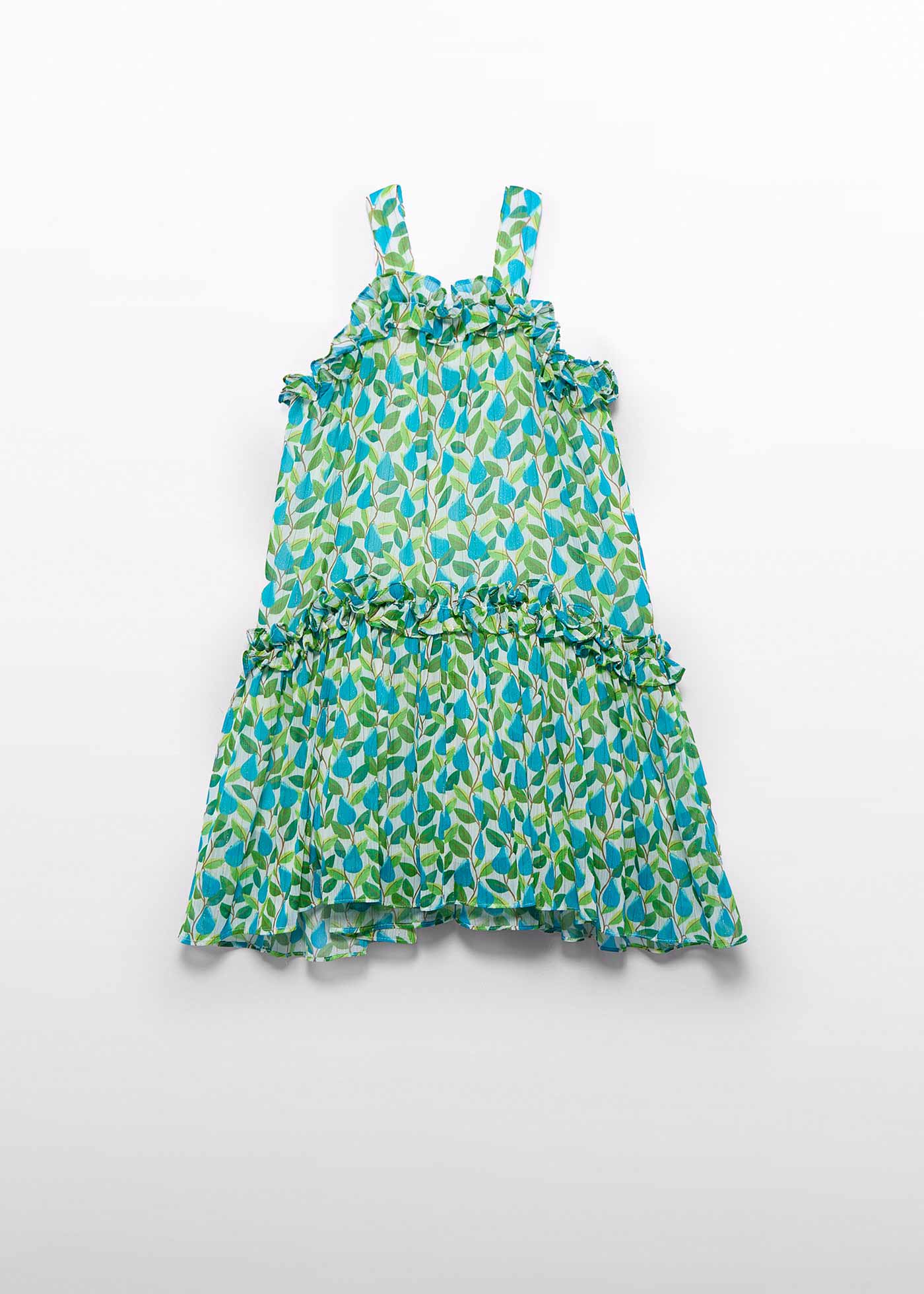 Abel & Lula Abel & Lula Glitter Thread Print Dress - Little Miss Muffin Children & Home